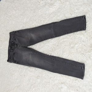 Gray A&F Skinny Jeans